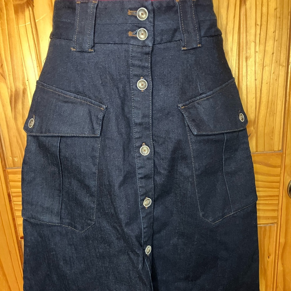 Mussimo Dutti Denim Skirt